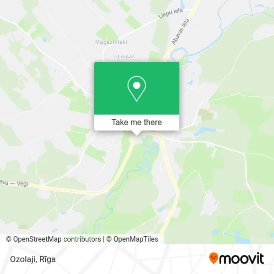 Ozolaji map