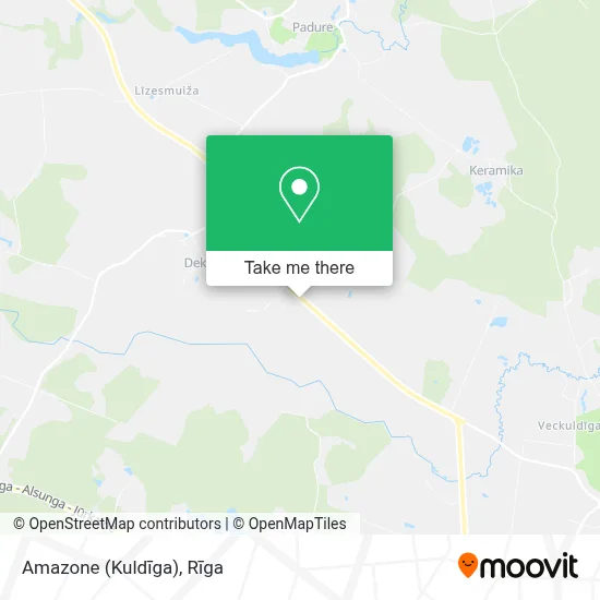 Amazone (Kuldīga) map