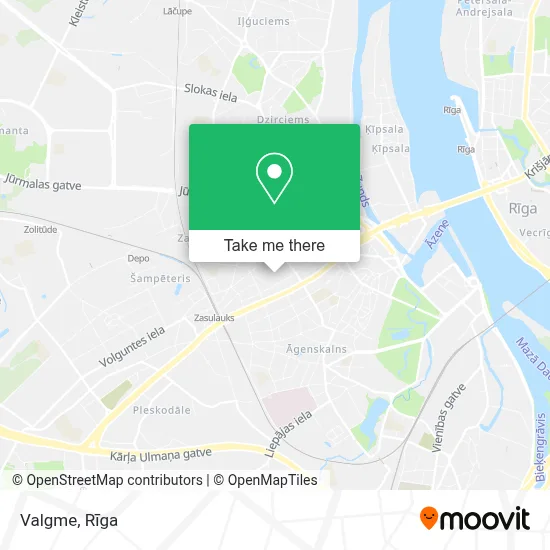 Valgme map