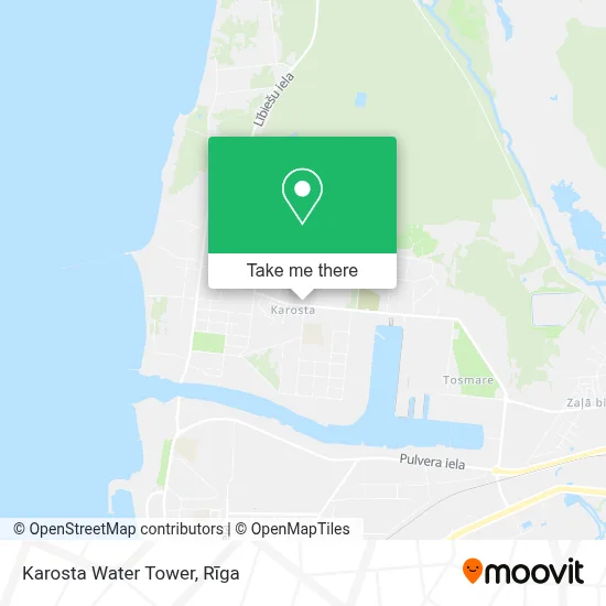Karosta Water Tower map
