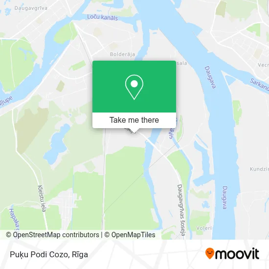 Puķu Podi Cozo map