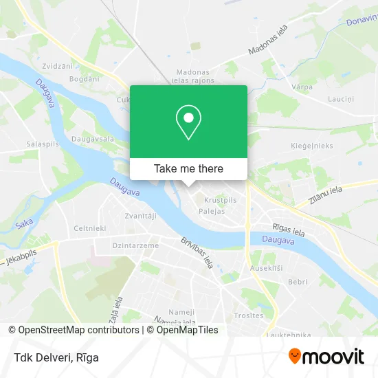 Tdk Delveri map