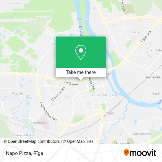 Napo Pizza map