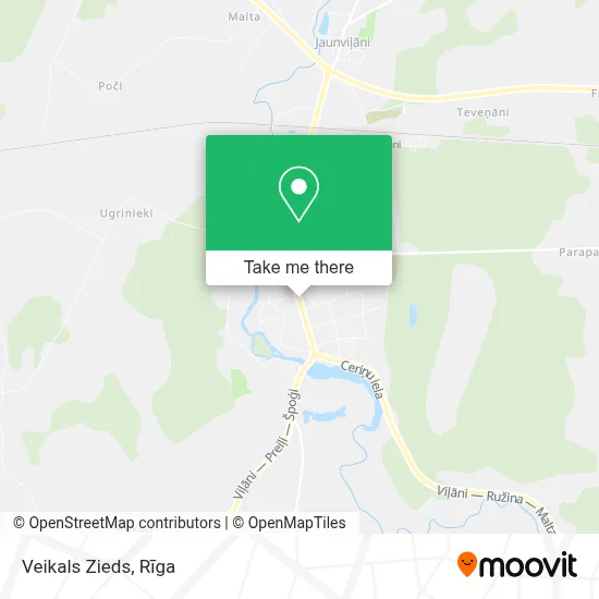 Veikals Zieds map