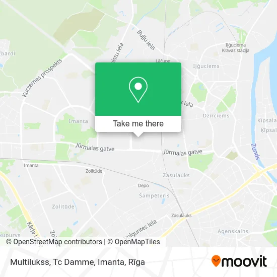 Multilukss, Tc Damme, Imanta map