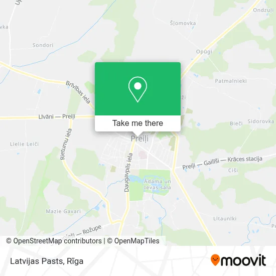Latvijas Pasts map