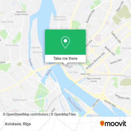 Aviokase map