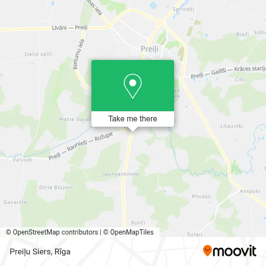 Preiļu Siers map