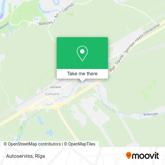 Autoserviss map