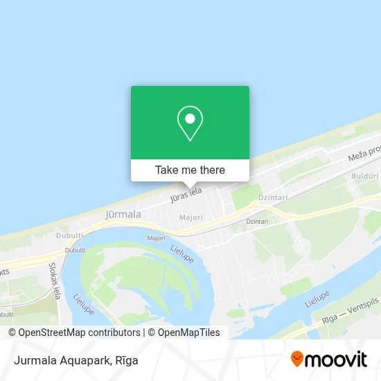 Jurmala Aquapark map