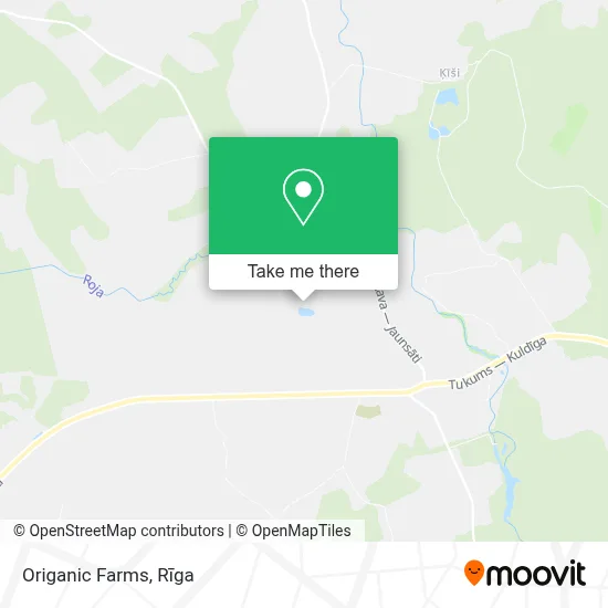 Origanic Farms map