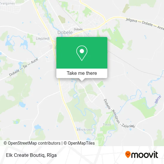 Elk Create Boutiq map