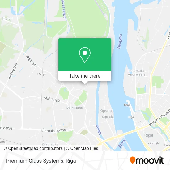 Premium Glass Systems map