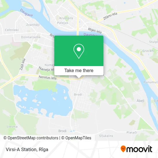 Virsi-A Station map