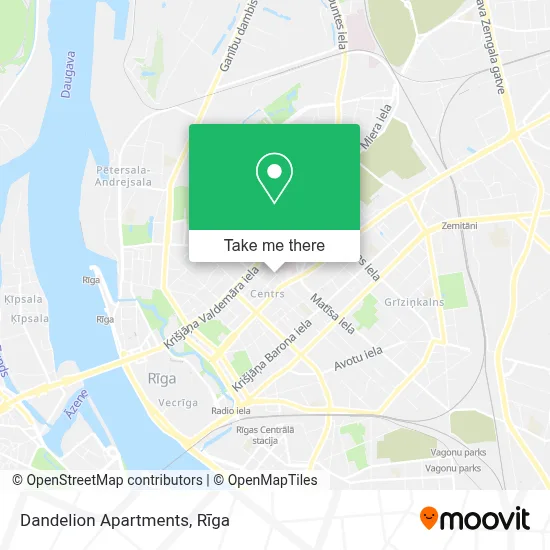 Dandelion Apartments map