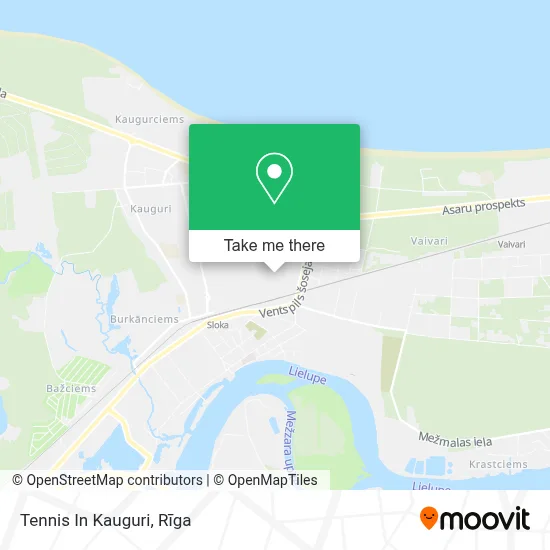 Tennis In Kauguri map
