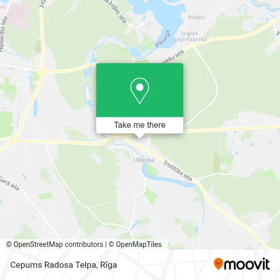 Cepums Radosa Telpa map
