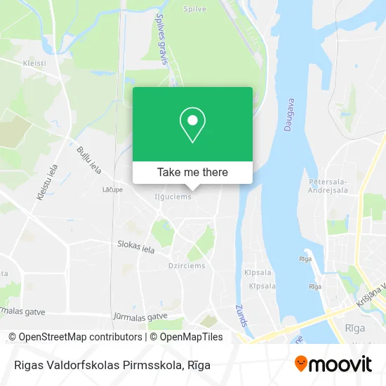Rigas Valdorfskolas Pirmsskola map
