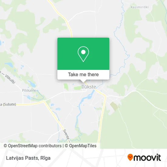 Latvijas Pasts map