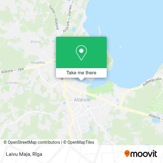 Laivu Maja map