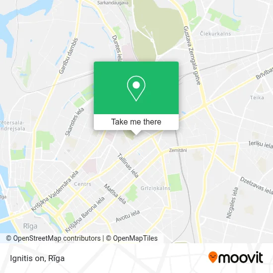 Ignitis on map