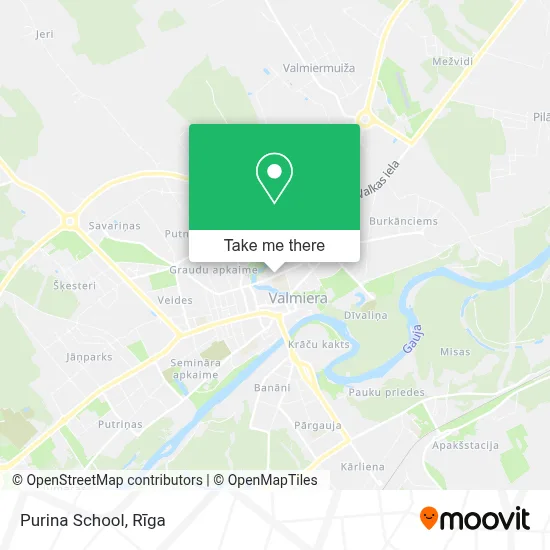 Purina School map