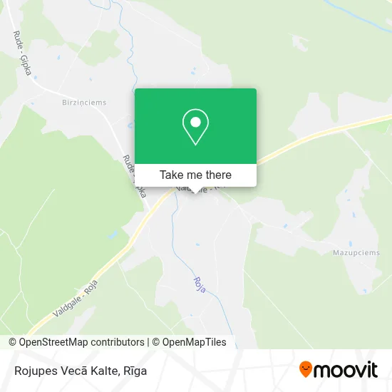 Rojupes Vecā Kalte map
