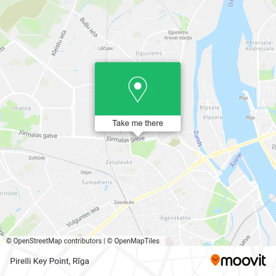Pirelli Key Point map