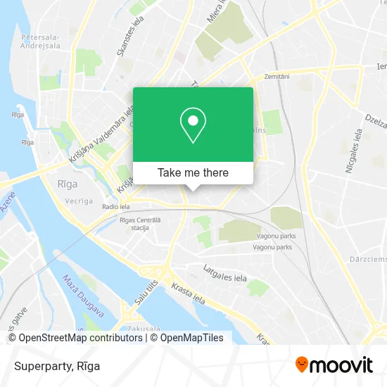 Superparty map