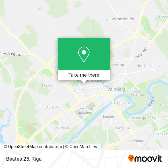 Beates 25 map