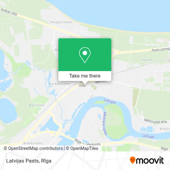 Latvijas Pasts map