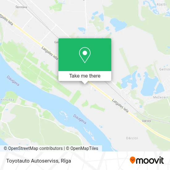 Toyotauto Autoserviss map