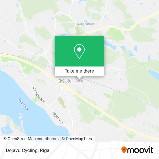 Dejavu Cycling map