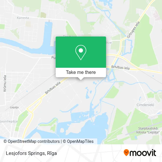 Lesjofors Springs map
