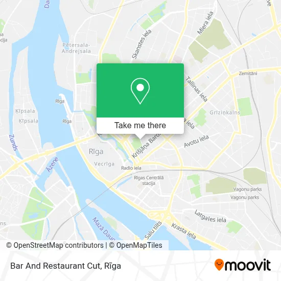 Bar And Restaurant Cut map