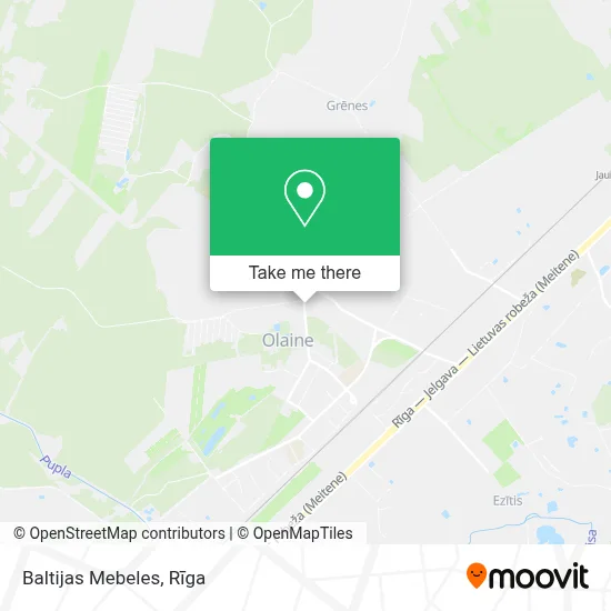 Baltijas Mebeles map