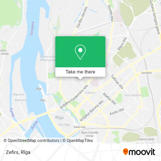 Zefirs map