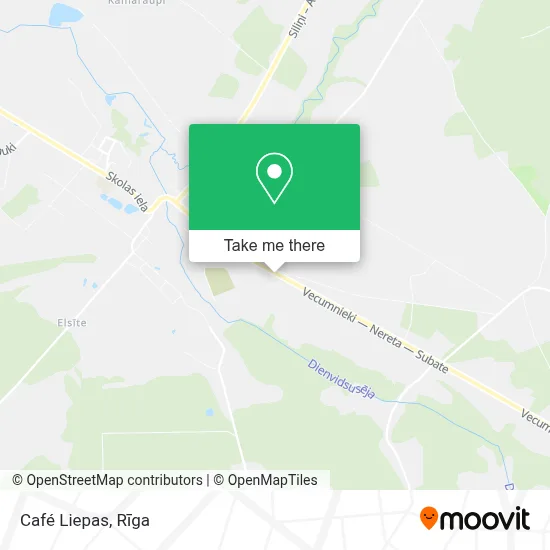 Café Liepas map