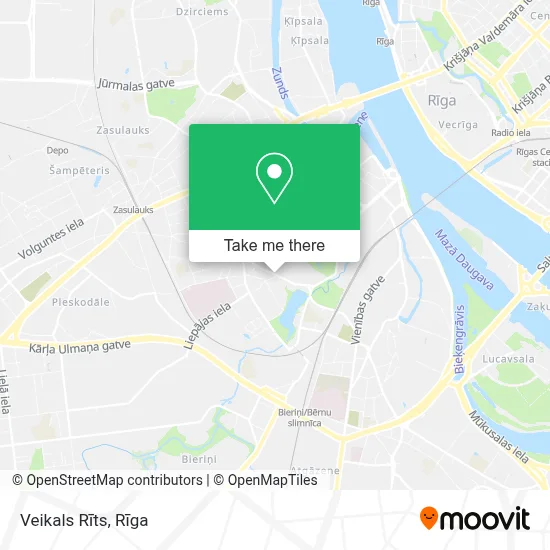 Veikals Rīts map