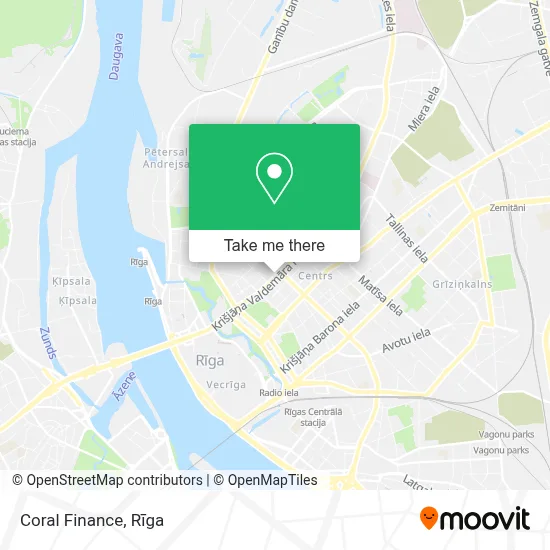 Coral Finance map