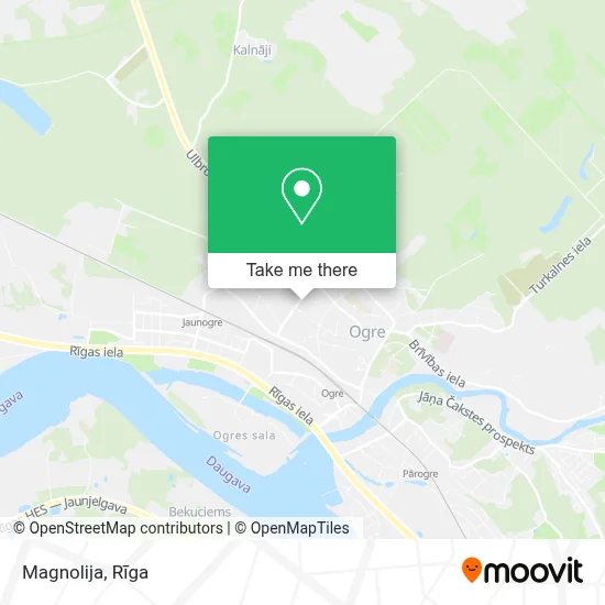 Magnolija map