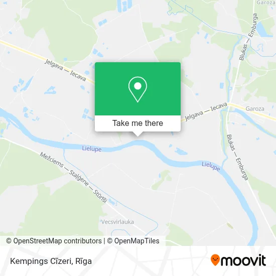 Kempings Cīzeri map