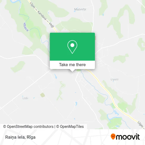 Raiņa Iela map