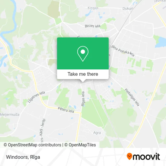 Windoors map