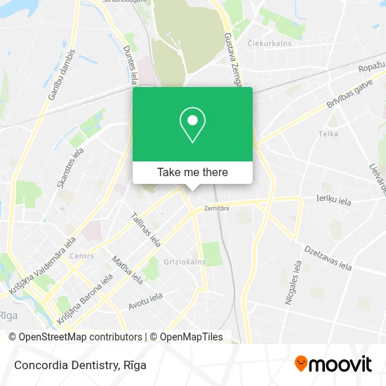 Concordia Dentistry map
