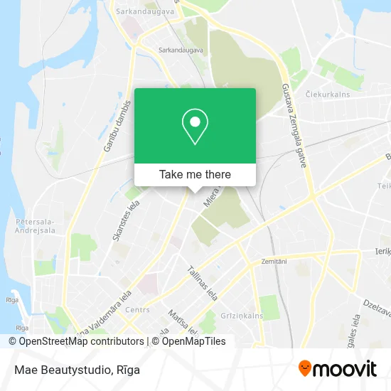 Mae Beautystudio map