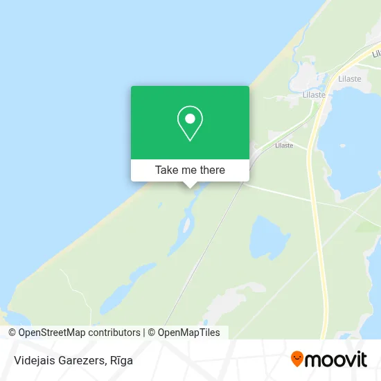 Videjais Garezers map