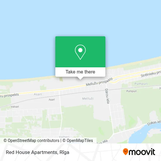 Red House Apartments map
