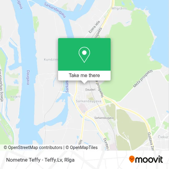 Nometne Teffy - Teffy.Lv map