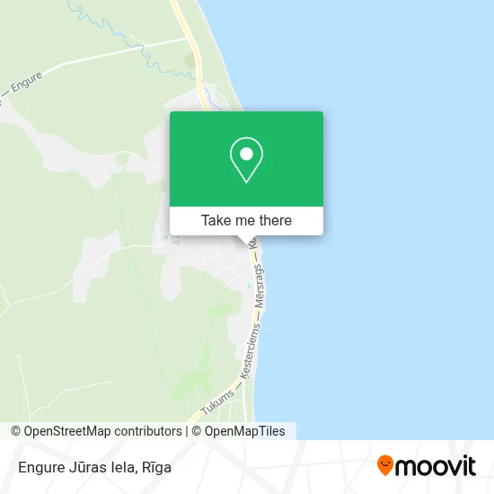 Engure Jūras Iela map